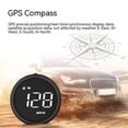 thumbnail image 5 of Universal Car G1 Smart Digital Gauge Sistema GPS Pantalla frontal de coche multifunción Alarma de exceso de velocidad inteligente (negro), 5 of 5