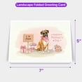 thumbnail image 5 of Happy Mother's Day Boxer Love Dog Mom Heart Flower 7x5in Folded Greeting Card Boxers Dog Lover Gifts Idea Single Note Card with Envelope - 12004, 5 of 5