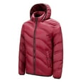 Brnmxoke Puffer Jacket Men Big and Tall Winter Down Coat Packable