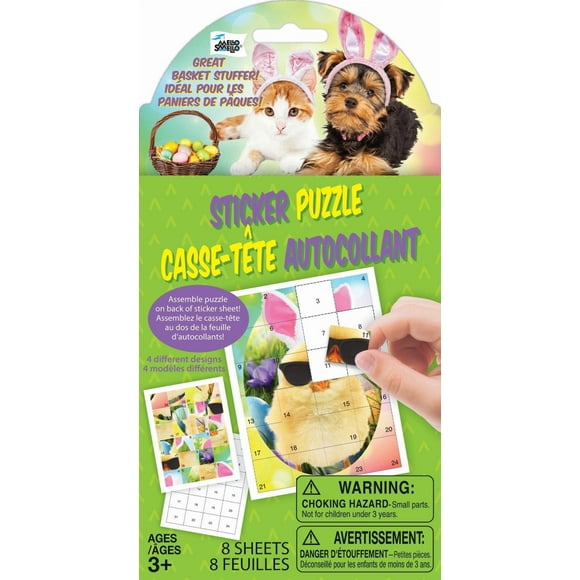 Mello Smello 8CT Animal Sticker Puzzle