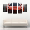 thumbnail image 2 of Cuadro Decorativo Auto Ferrari Deportivo Rojo Juego De 5 Piezas 150x80cm Ideal Para Sala Oficina Taller Decoración Moderna, 2 of 5