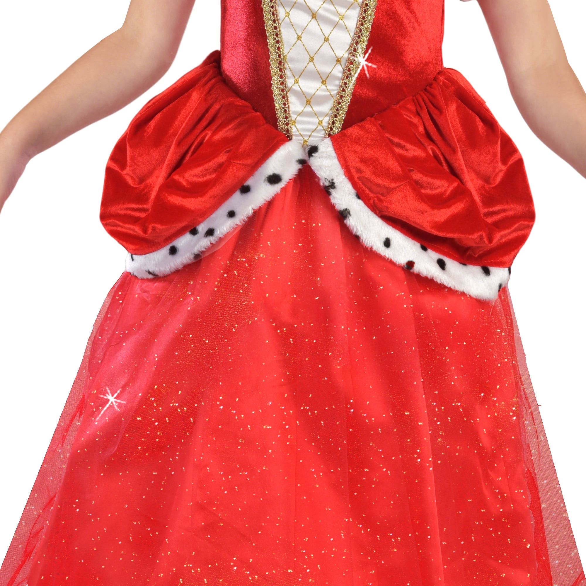 Royal Queen Halloween Costume for Children, Girl's Size L (10/12), by Way to Celebrate