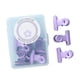 thumbnail image 5 of 8 piezas de clips pequeños de toro, mini clips de carpeta de metal, clips de bisagra de metal, clip de papel para Púrpura, 5 of 9