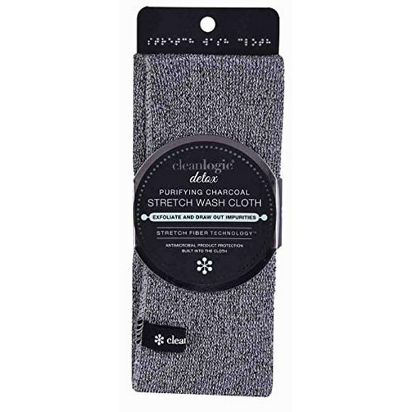 Clean Logic Débarbouillette Extensible Purifiante au Charbon, 1 Unité