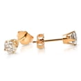 thumbnail image 2 of Pompeii 1/3ct Diamond Studs 14K Yellow Gold (G/H,I2-I3), 2 of 3