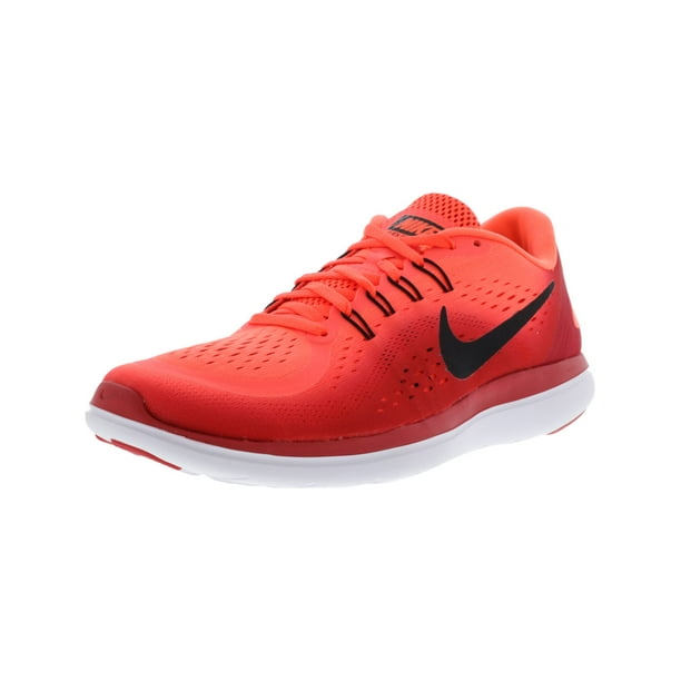 Nike Men's Flex 2017 Rn Hyper Orange / Black Ankle-High Running Shoe - 9M -