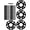 Black, variant on Wheel Spacers Hub Centric 20mm 5x112 Bolt Pattern to 66.56mm Center Bore Flange Modification Plate Kit Replacement for German Car Heavy Duty Auto Accessories 4 Pieces Set Red 20mm / 0.78 inches
