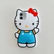 thumbnail image 2 of Fundas de teléfono de silicona con dibujos animados 3D de Hello Kitty, para iPhone 14, 13, 12, 11 Pro Max, XR, XS, Girl, a prueba de golpes, regalos de carcasa suave, 2 of 4