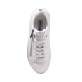 thumbnail image 5 of Steve Madden Catchme White Patent Round Closed Toe Lace Up Side Zipper Sneakers, 5 of 5