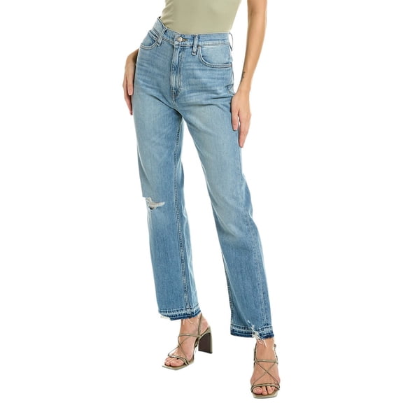 HUDSON Jeans womens Jade Harmonic High-Rise Straight Jean, 24, Blue