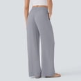 thumbnail image 4 of Yungyresw Womens Wide Leg Palazzo Pants Solid Drawstring Lightweight Baggy Pants Casual Comfort Flowy Women Pants With Pocket Gray M, 4 of 6
