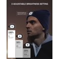 thumbnail image 5 of Unisex LED Beanie Hat with Light, Rechargeable LED Headlamp for Outdoor Activities, Knit Lighted Headlight Cap, Gifts for Men Dad Husband Women Mom Wife Teens Handyman Presents, 5 of 7