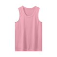thumbnail image 5 of Mens Undershirts Summer Athletic Sleeveless Crew Neck Solid Color Tank Tops Outdoor Sport Workout Gym Pullover Shirts Activewear, 5 of 7