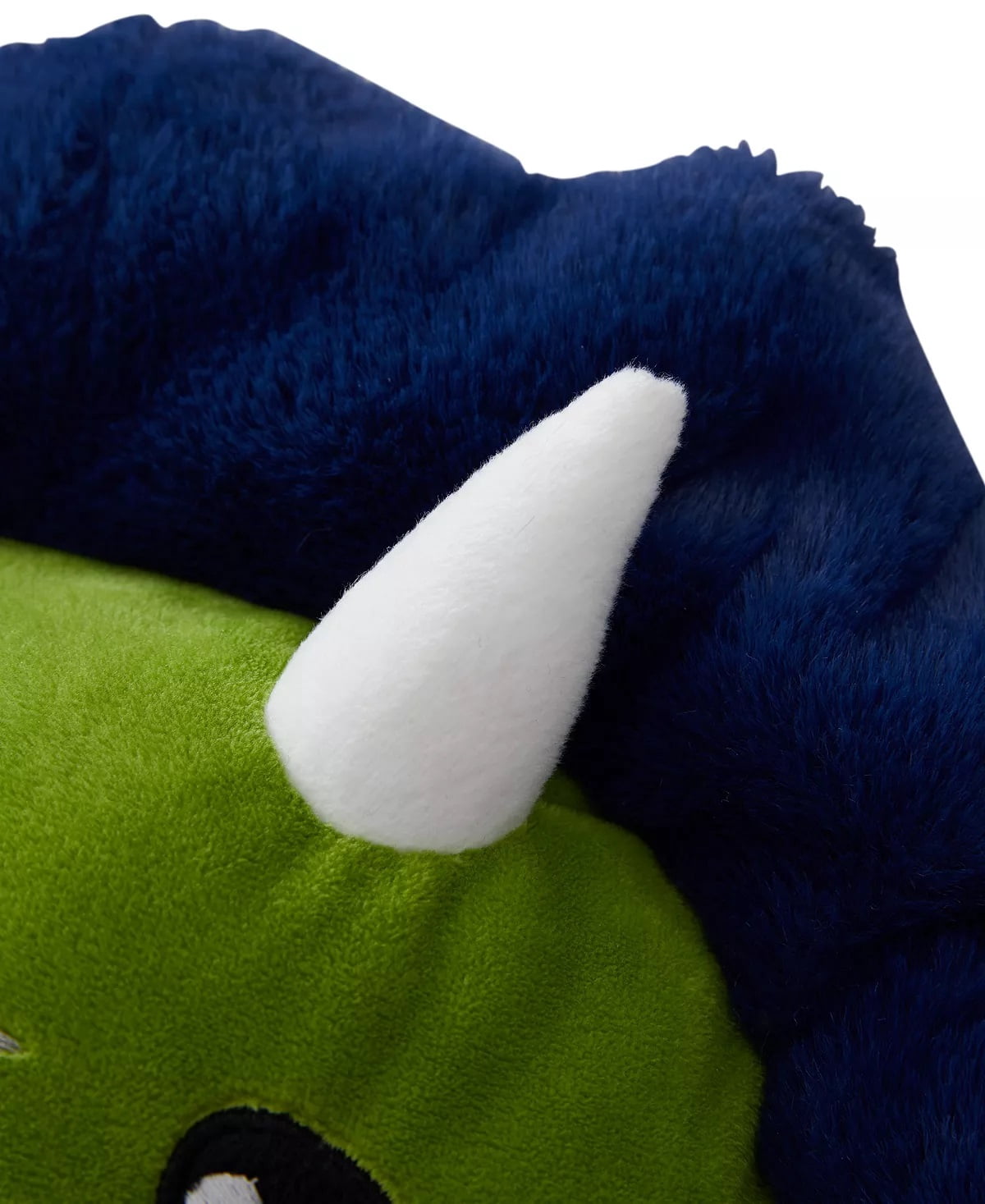 Round Furry Squishy Dinosaur - Green