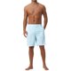 thumbnail image 2 of INSPIRAR CHIC Pantalones Cortos de Baño a Rayas para Hombre, Casual de Verano, con Cintura Ajustable, Color Azul Claro, Talla 28, 2 of 6