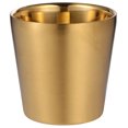 thumbnail image 1 of Taza de agua de acero inoxidable Taza aislada de doble capa Taza de café chapada en oro, 1 of 5