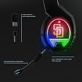 thumbnail image 2 of San Diego Padres Logo Wireless Bluetooth Gaming Headphones & Stand, 2 of 2