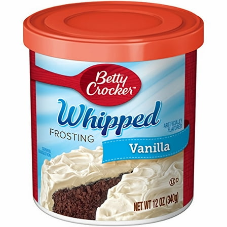 Betty Crocker Whipped Vanilla Frosting 12 oz (Pack of 48)