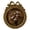 GoldenA, variant on Antique Gold Photo Frame Round, Vintage Resin Ornate Frame for Bedroom or Office, Baroque Style Picture Holder for 4x6 Photos
