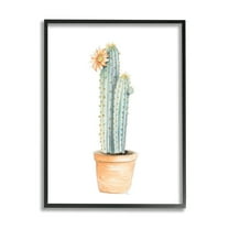 Stupell Industries Flowering Cactus Pop Minimal Southwestern Tones, 16 x 20, Designed by Patricia Pinto