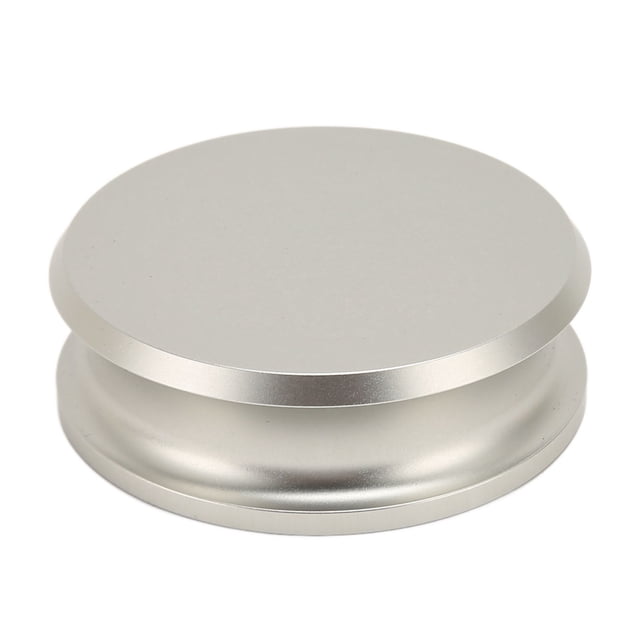 Estabilizador de disco giratorio profesional HiFi aleación de aluminio estabilizador de peso récord abrazaderas de peso plateadas