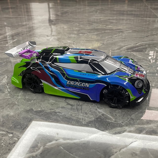 Children 2.4g Remote Control Car 1:14 4WD Electric Rechargeable High Speed Drift Spray Racing Car With Music Light