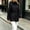 Black, variant on Women's Hooded Tunic Jacket Windproof Long Sleeve Waist Drawstring Winter Outdoor Hiking Casual Coat Black Size M