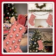thumbnail image 7 of Salouo Merry Christmas Santa Claus Print Christmas Decorations Stockings 1 Pack 18'' Xmas Stockings Holiday Stocking Personalized Farmhouse Decor for Home Family Party Tree, 7 of 7