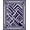 Navy, Pattern 3, variant on ODIKA 2'x3' Machine Washable Non-Slip Area Rug, Lattice Interlocking Trellis Abstract Inspired Arrangement High Traffic Rug, Blue, 701194