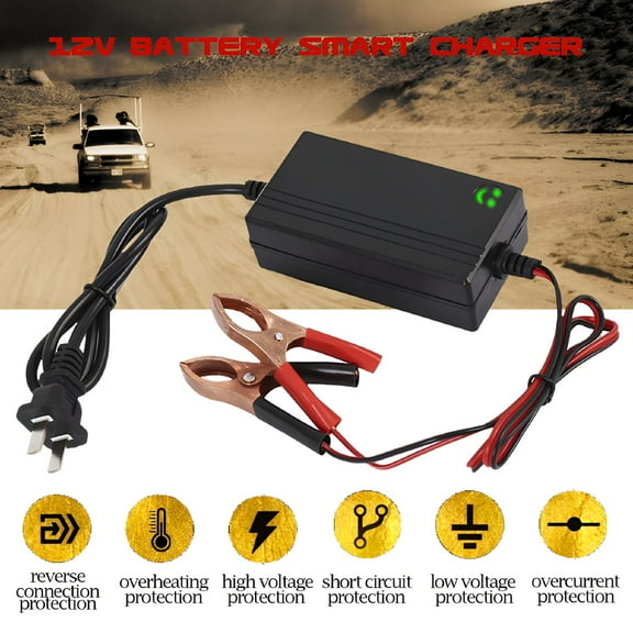 GJX 12V Battery Charger and Maintainer Multipurpose Set for Charging Car