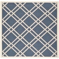 thumbnail image 1 of Safavieh Courtyard Navy Indoor Outdoor Rug - Square 4', 1 of 1