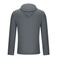 thumbnail image 4 of SHTXOZHI Men's Sun Protection Lightweight Hoodie Performance Long Sleeve Shirt for Hiking Running, 4 of 7
