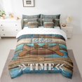thumbnail image 2 of Erosebridal Rustic Farmhouse Bedding Sets Queen Size, Sailboat Comforter Sets with Sheets, Paddle Decor, Reversible 7pcs, 2 of 5
