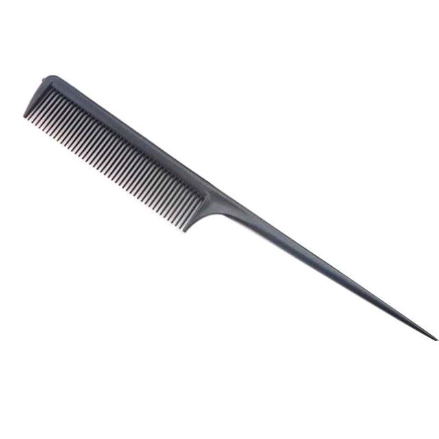 Pure Color Hair Comb Salon Brush Styling Hairdressing Comb Set Hair Comb Rat Tail Plastic Comb Set With Thin And Long Handle
