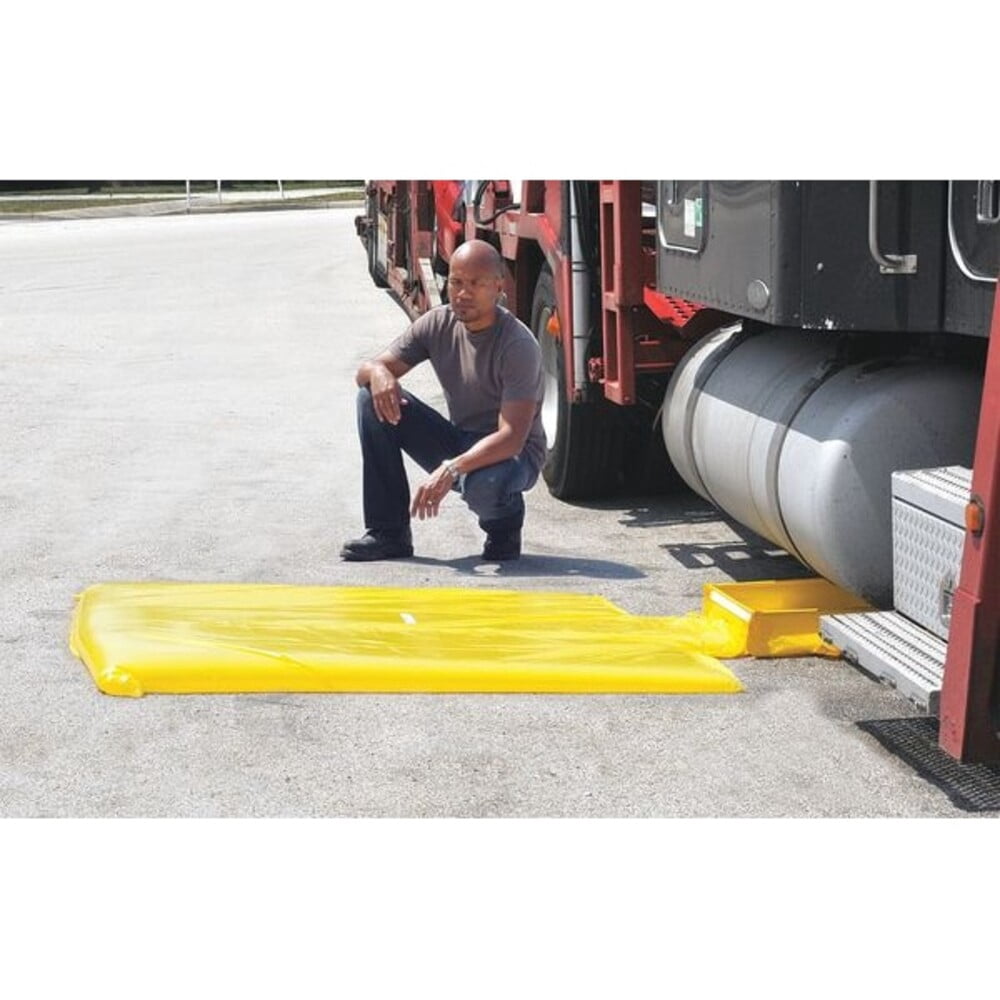 Ultratech Pop-Up Pool Plus, 66 gal Spill Capacity, 10 oz Polyethylene 8012