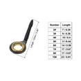 thumbnail image 2 of 3.7mm Iron Fishing Rod Guide Repair Kit Eyelet Replacement, Black 8 Pack, 2 of 6