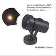 thumbnail image 2 of Model Figure Wireless LED Spotlight, Multi-Color Model Figure Lamp Light Up Figure Doll Anime Model/gundum Model Kits Models Hobby Accessories (Yellow) - Yellow Spotlight, 2 of 9