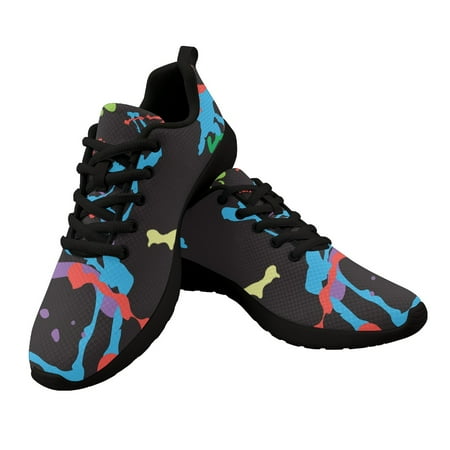 

Hot Sale Large Size 46 Black White Thick Soft Sole Running Shoes Men Women Breathable Ultra-Light Sport Sneakers Gym Shoes