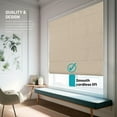 thumbnail image 5 of Chicology Cordless Roman Shades, Khaki (Textured), 39"W X 64"H, 5 of 6