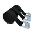 thumbnail image 1 of 3pcs 1 Meter Cargo Straps with Metal Buckle - Quick Release Lashing Tie-Down Belt for Car Roof Rack, Motorcycle, Bicycle, Tow Rope ,Easy to Install, 1 of 5