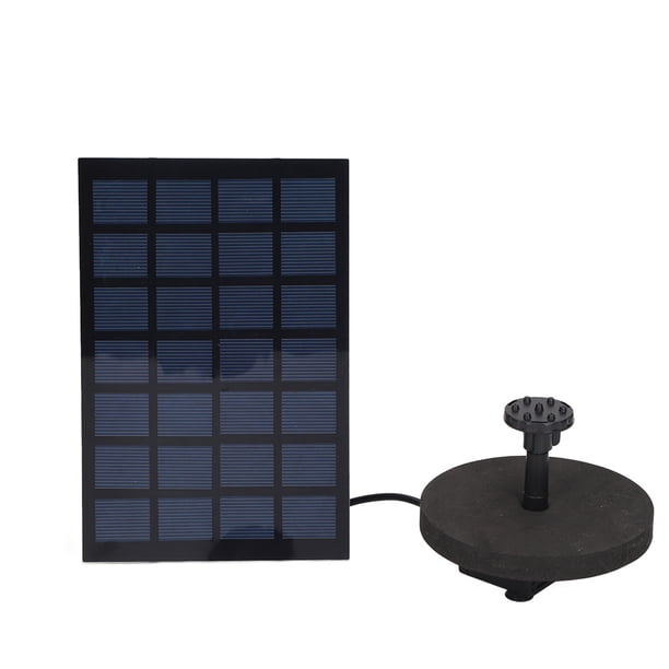 Bomba De Fuente Solar, Bomba De Agua Solar ABS PET, Bajo Consumo De Energía 7 V, 6 Boquillas, Ahorro De Energía Para Estanque