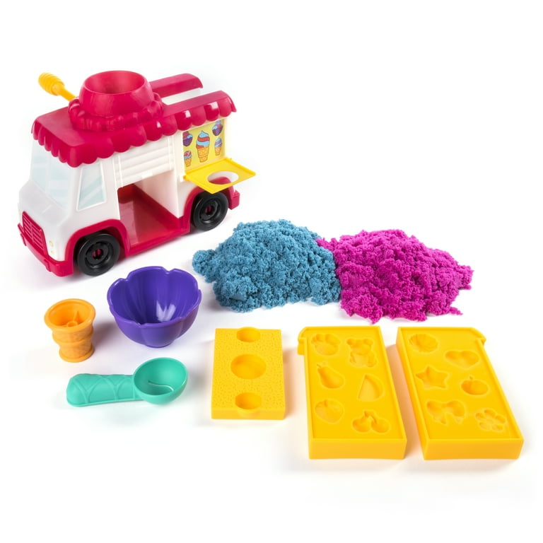  Kinetic Sand Scents, Ice Cream Treats Playset with 3