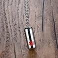 thumbnail image 4 of Vintage Reminder Urn Emergency Symbol Urn Pendant Stainless Steel Necklace for, 4 of 9