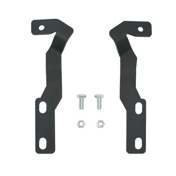 GREATUS LED Light Pod Metal Hood Hinge Ditch Mount Bracket Kit Hood Light Brackets Compatible with Toyota Tacoma 2016-2021 - Black