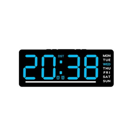 Digital Alarm Clock Car Interior Multi-Function Led Display Clock For Cars Yachts Rv Home Mini Car Dashboard Clock