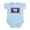 Sky Blue, variant on CafePress - Vintage Wyoming Infant Bodysuit - Baby Light Bodysuit, Size Newborn - 24 Months