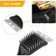 thumbnail image 3 of 4pcs Barbecue Brush Barbecue Cleaning Barbecue Bristle Stainless Steel Barbecue Bristle Brush(black, 21*7cm), 3 of 5