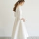 thumbnail image 2 of Elegante vestido de noche para mujer banquete Blanco simple retro fotografía verano viaje fotografía Mori longitud media, 2 of 5