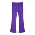 thumbnail image 3 of LRen Girls Oversized Flare Pants+Tops 2PCS Sets School Uniform for Girls High Waist Stretch Bell Slim Fit Bottoms Casual Fashion Y2K Clothing Outfits, 3 of 5