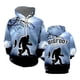 thumbnail image 5 of Nueva sudadera con capucha con estampado 3D en blanco y negro de Sasquatch Bigfoot, sudadera informal unisex, ropa de calle de tendencia, camisetas con capucha con personalidad, 5 of 5